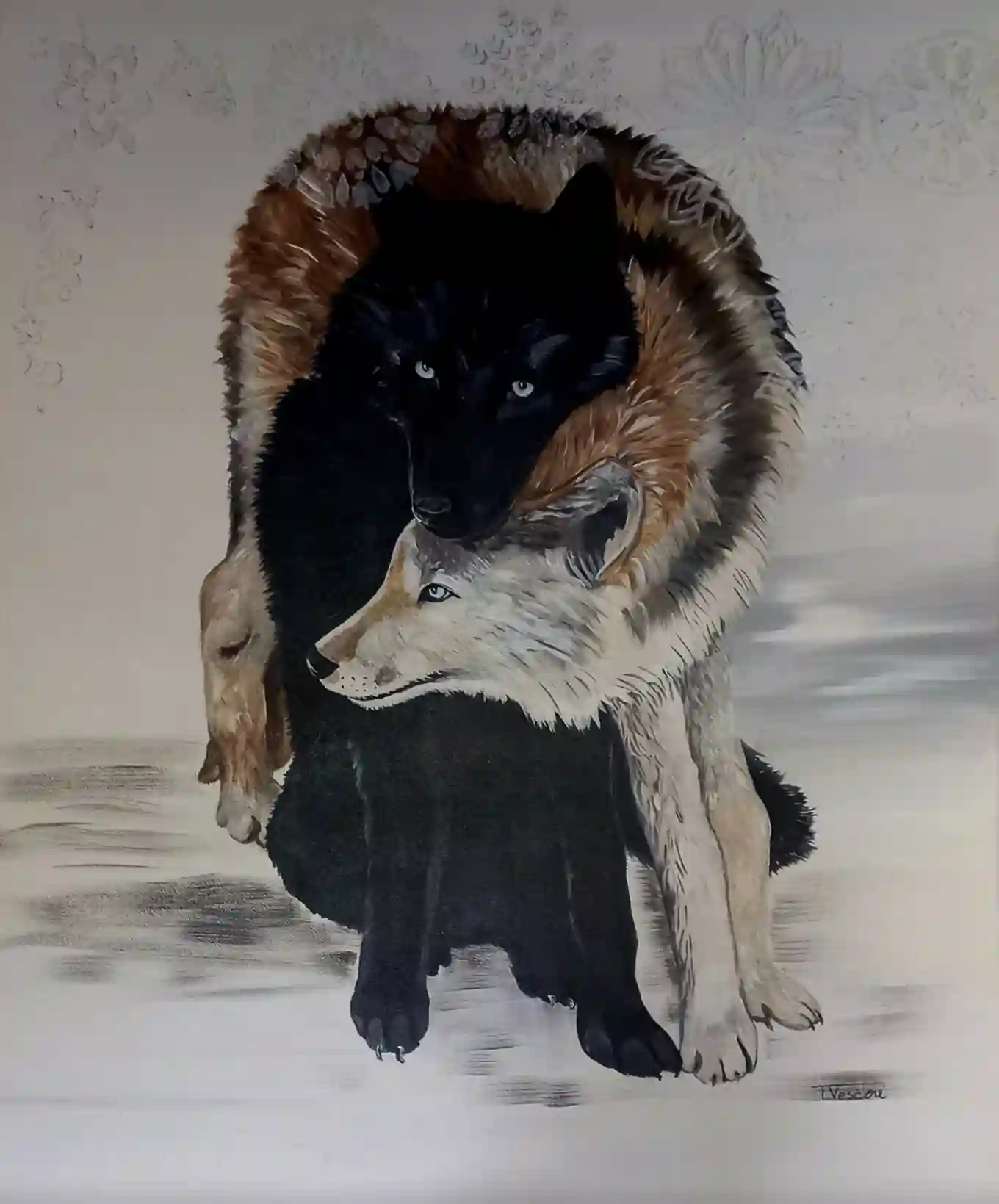 Amour de loups, Œuvre de Tricia Vescovi