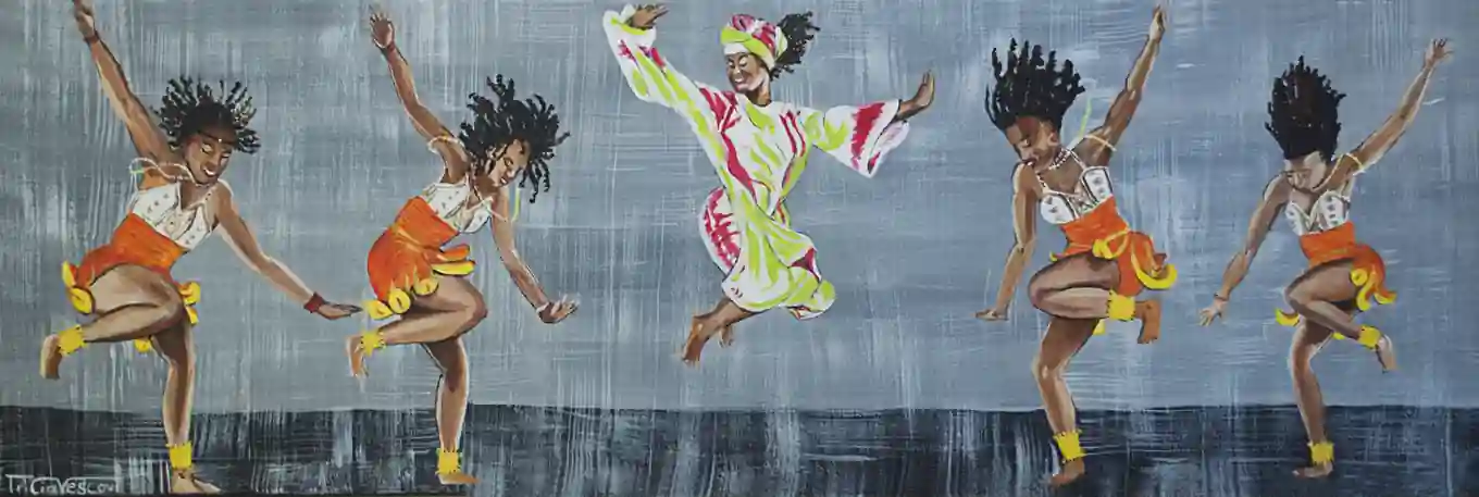 Danse pour un bissap, Œuvre de Tricia Vescovi