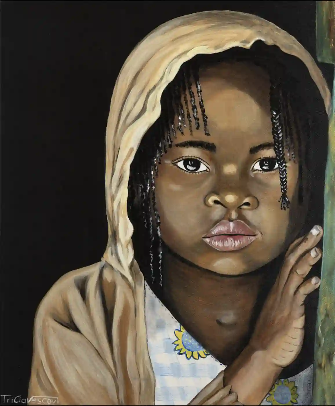 L'orpheline, Œuvre de Tricia Vescovi