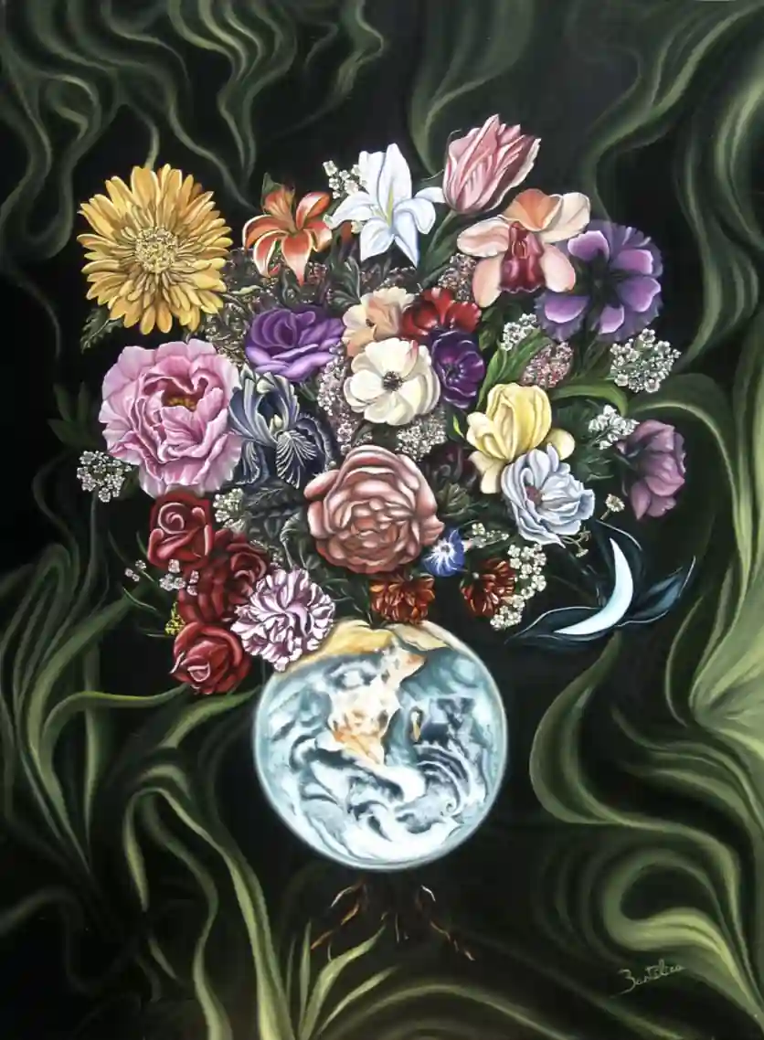 Le Monde Fleur, Œuvre de Bastélica