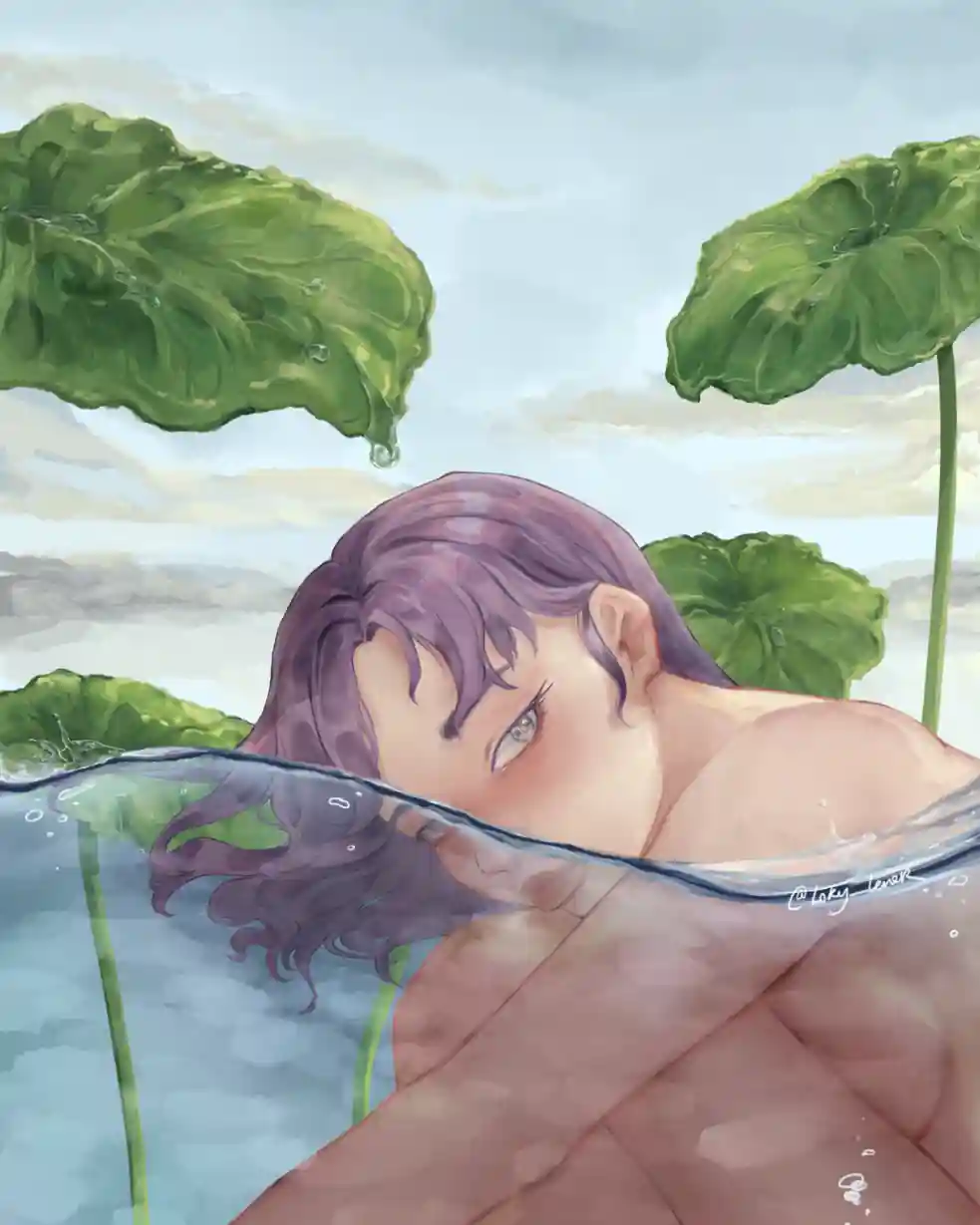Un regard sous l'eau, Œuvre de Lucie Lagarenne